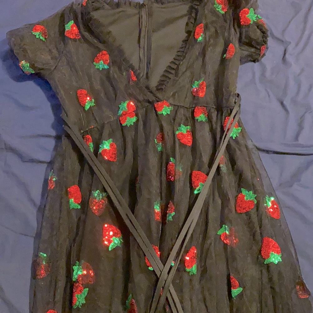 Black strawberry dress :)